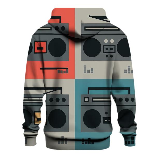 Boombox Block Color Stack zip-up hoodies