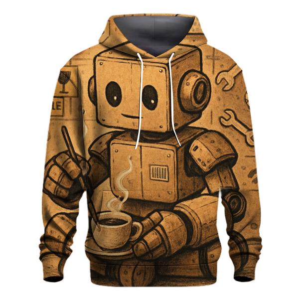 Cardboard Mech Coffee Break hoodies fashion