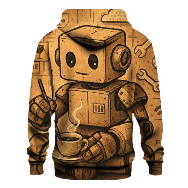 Cardboard Mech Coffee Break hoodies fashion