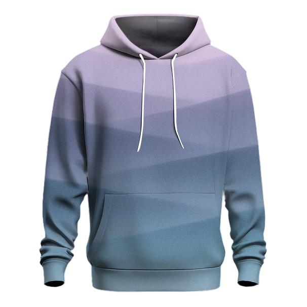 Arctic Twilight Gradient Steps zip-up hoodies