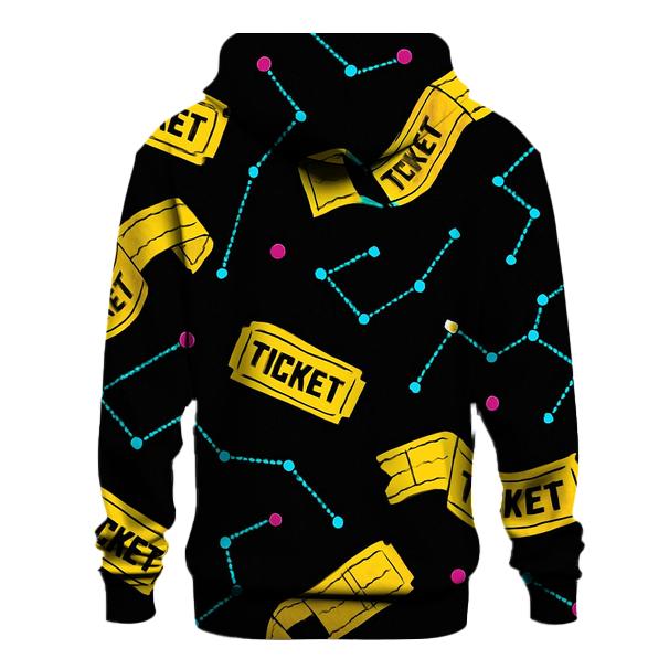 Arcade Prize Ticket Constellations custom hoodies