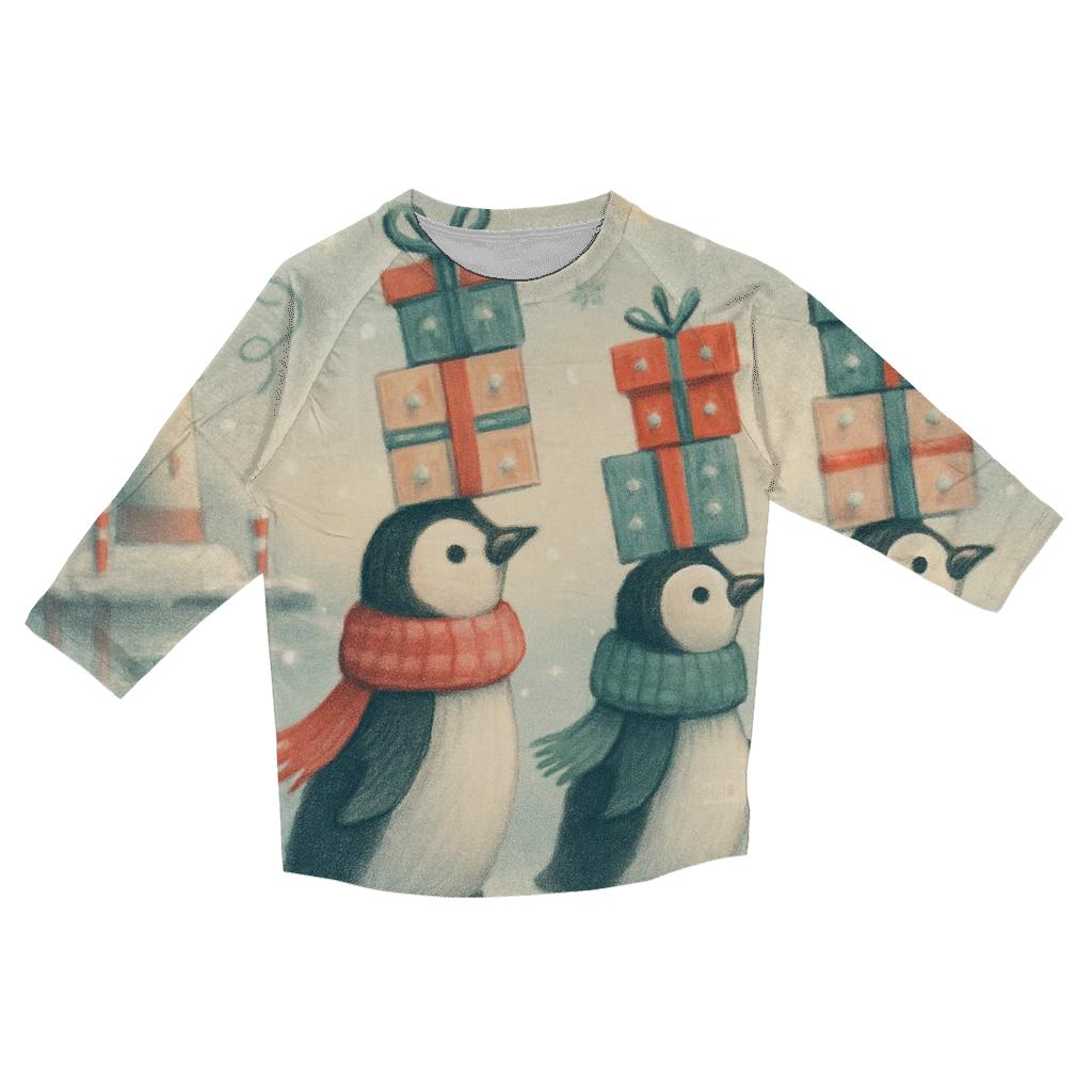 Penguin Parcel Parade fashion 3/4 sleeve shirts