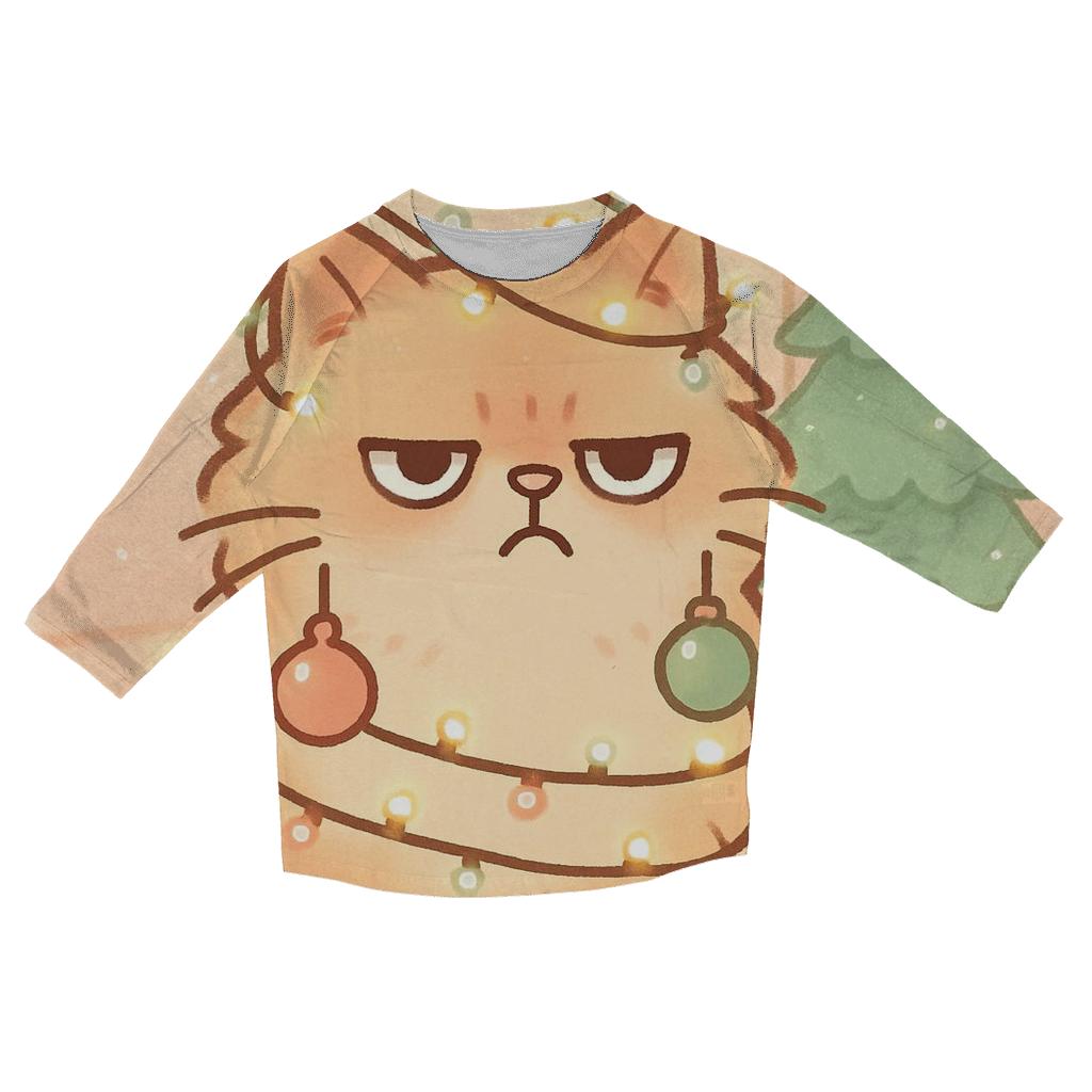 Grumpy Cat Light Trap custom 3/4 sleeve shirts