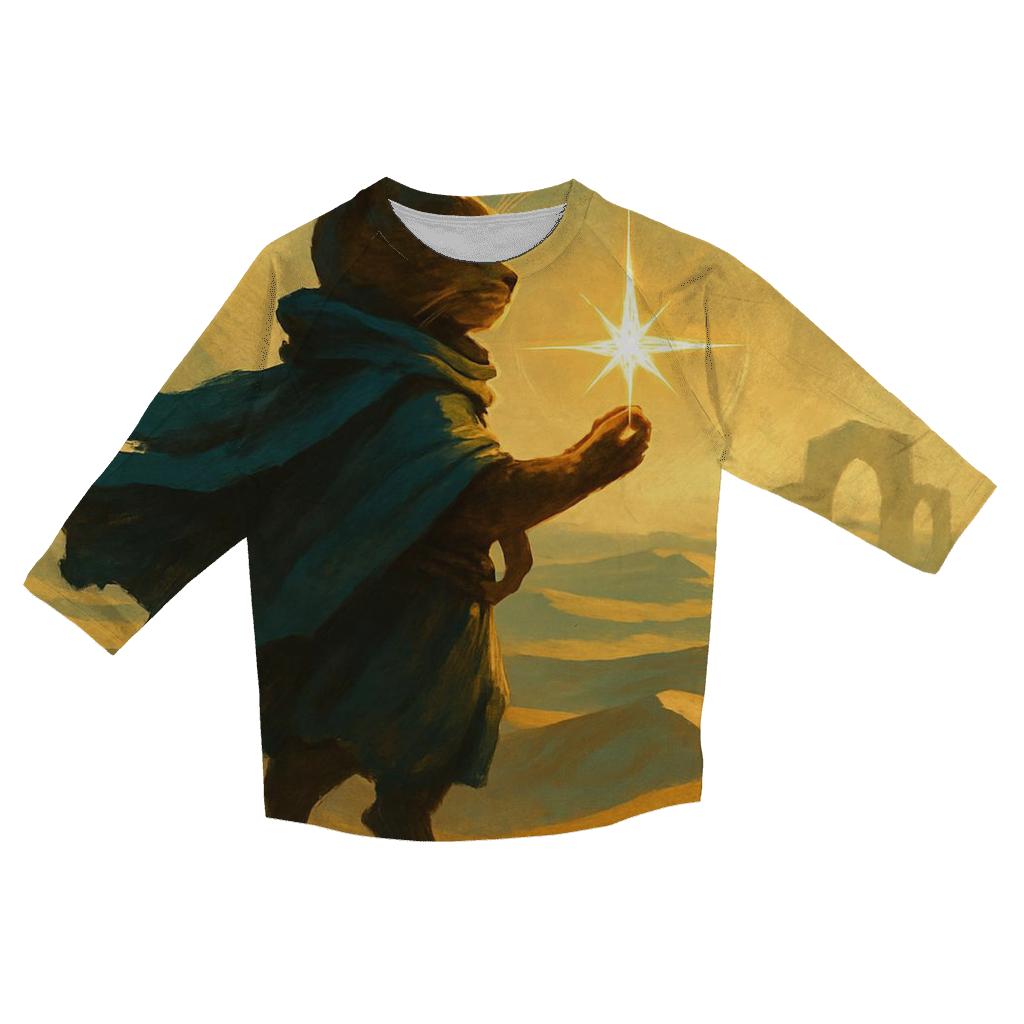 Desert Mirage Nomad Cat fashion 3/4 sleeve shirts