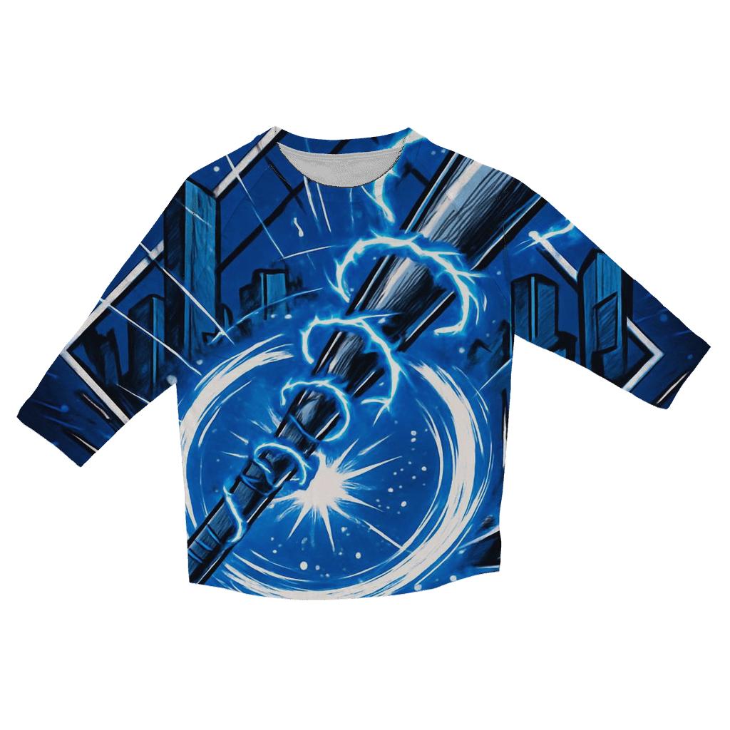 Coiled Bat Thunder Break stylish quarter sleeve tops