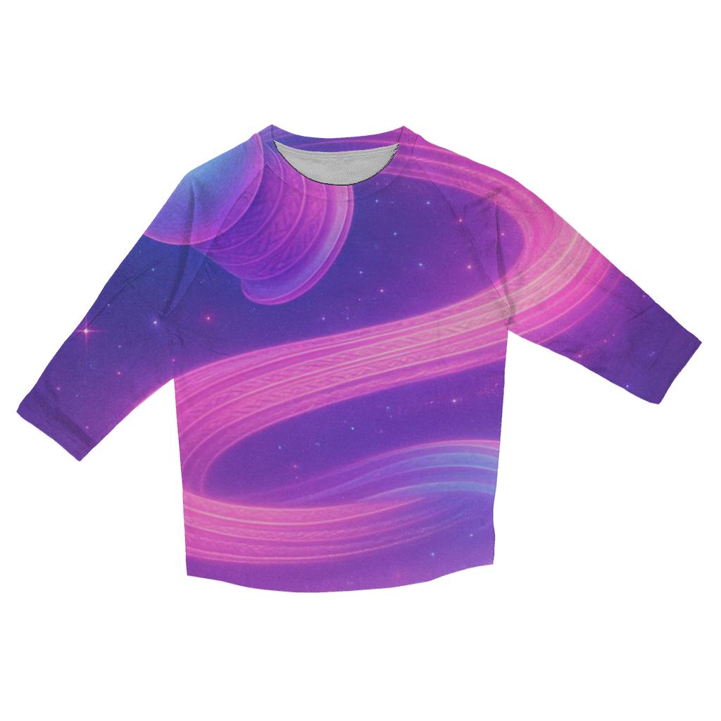 Rose Quartz Comet Loom cotton quarter sleeve shirts