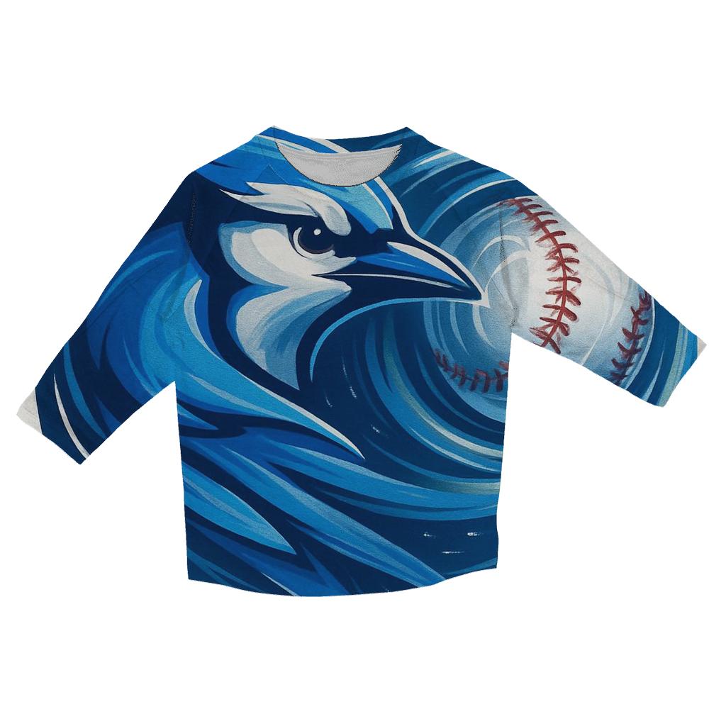 Blue Jays Wind Tunnel Fast Pitch casual three quarter sleeve shirts