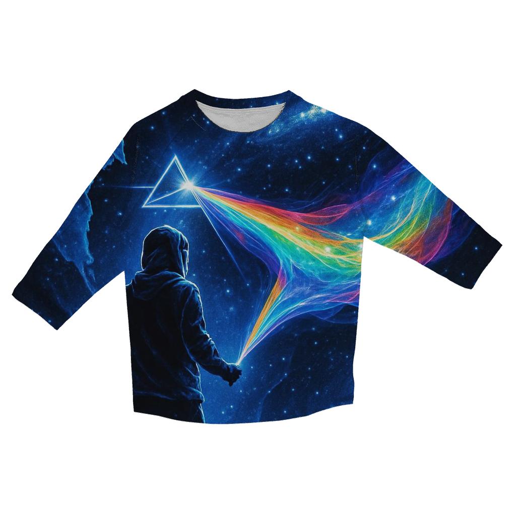 Prism Rift Stargazer printed three quarter sleeve shirts