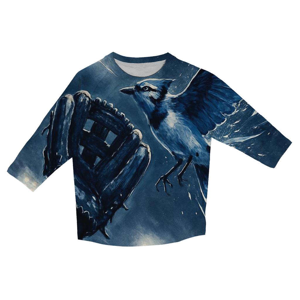 Frozen Night Catch Blue Jays designer 3/4 sleeve blouses