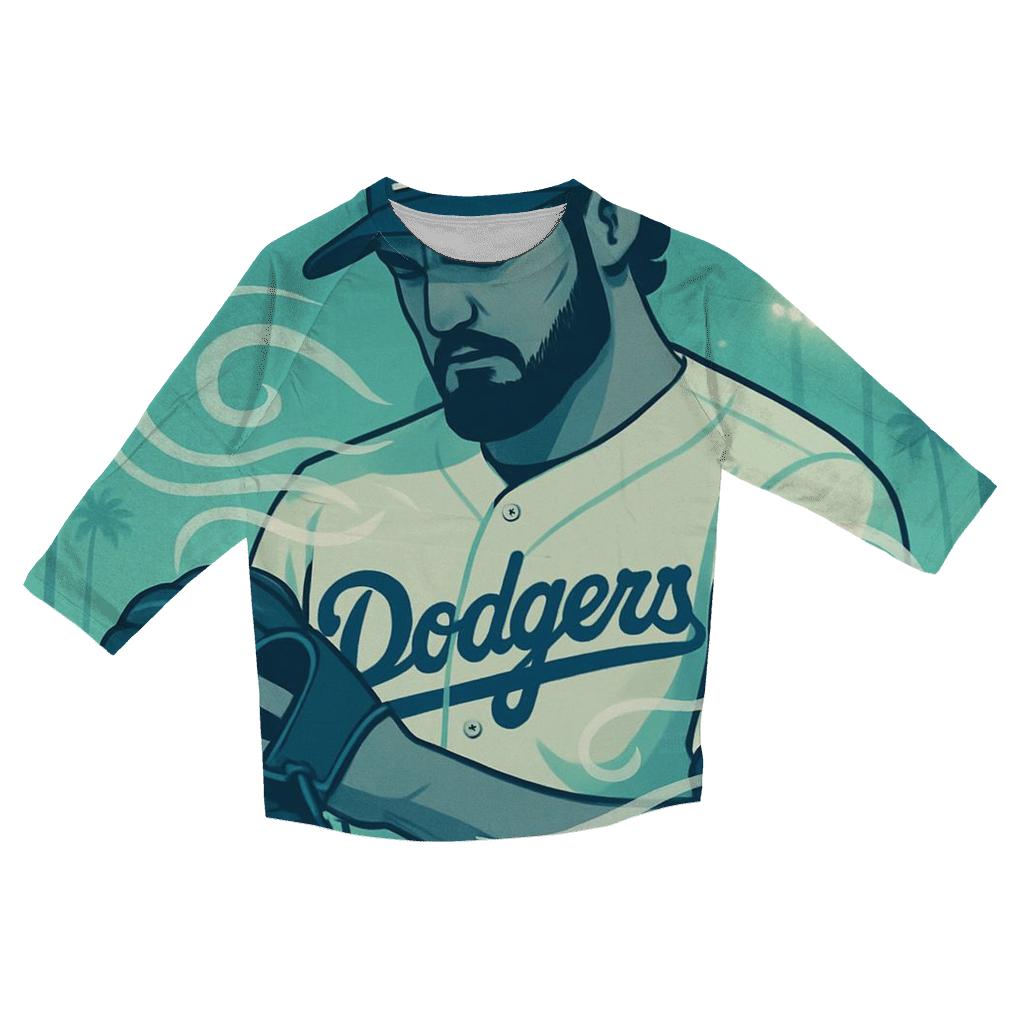 Ocean Breeze Bullpen Ritual designer 3/4 sleeve blouses