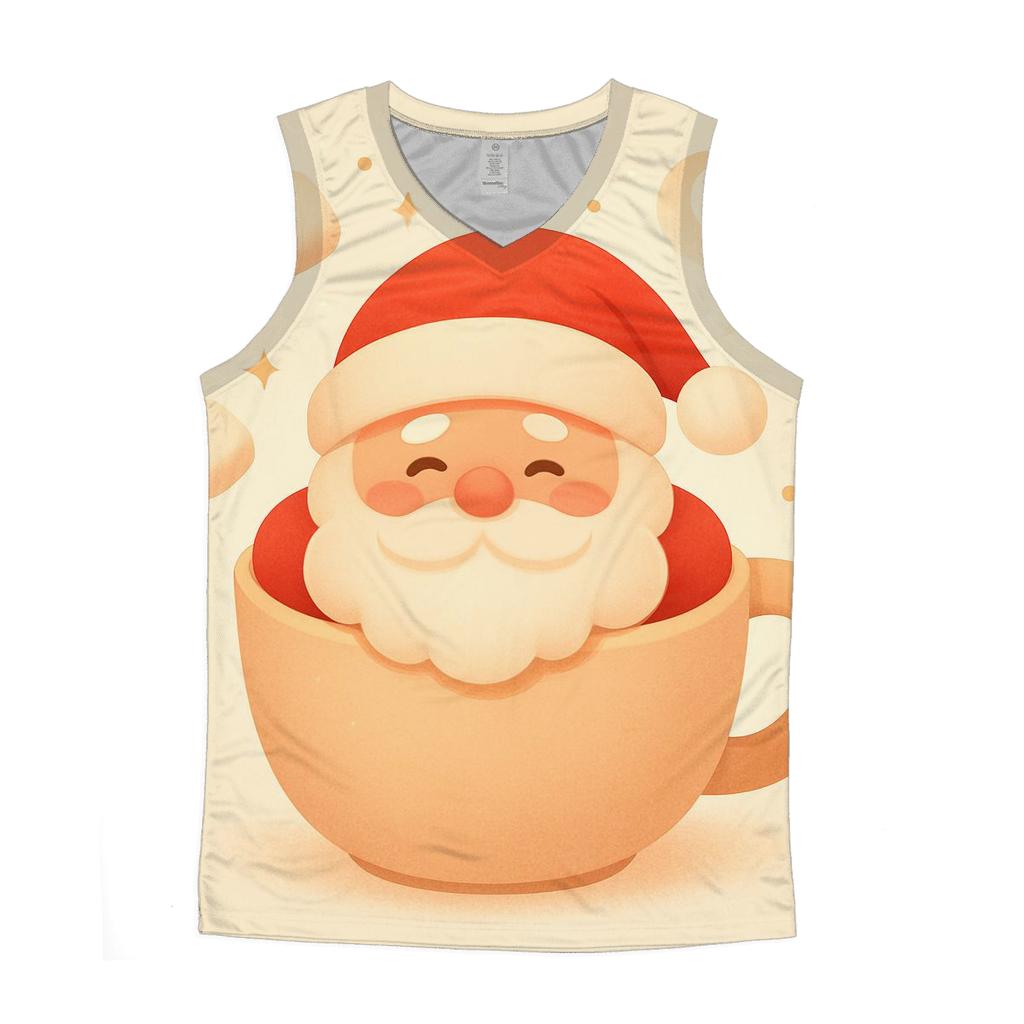 Minimal Cozy Mug Santa cotton sleeveless tops