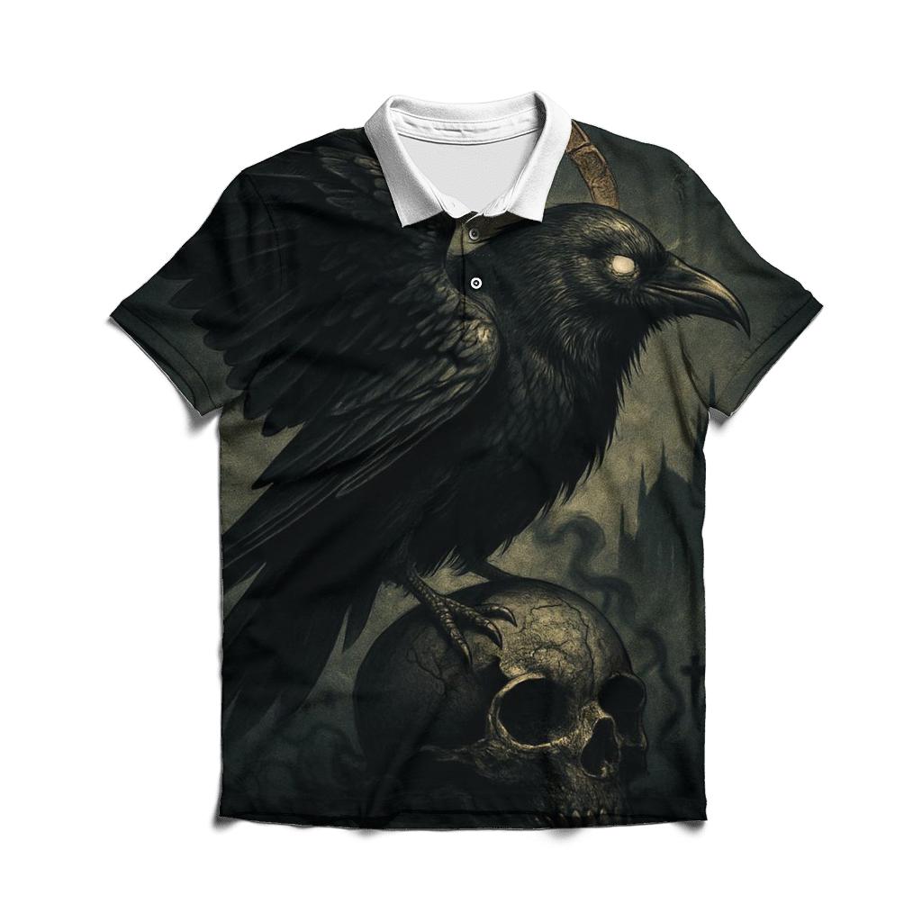 Raven Of The Severed Halo classic pique polos