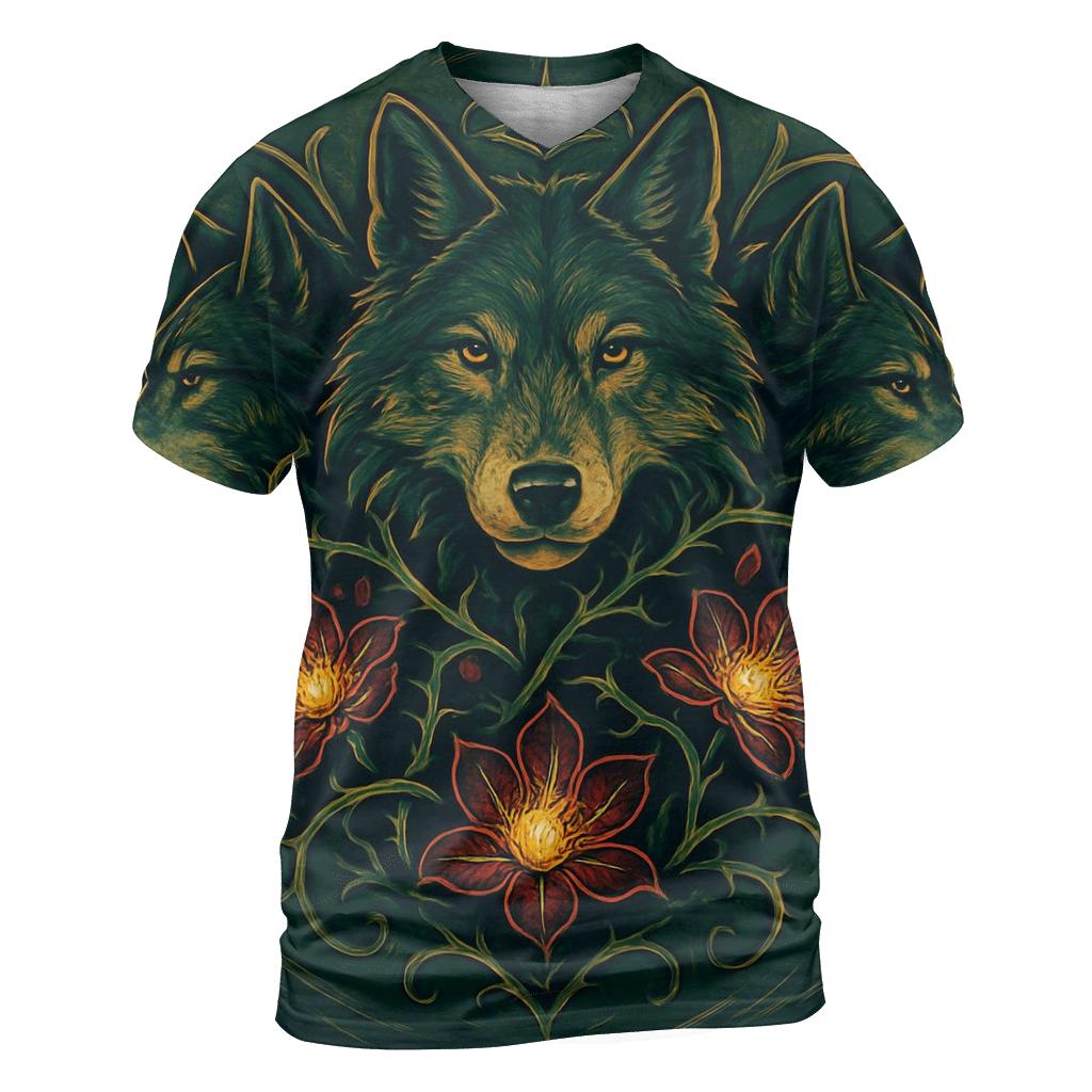 Botanical Stormpack Crest trendy printed shirt styles