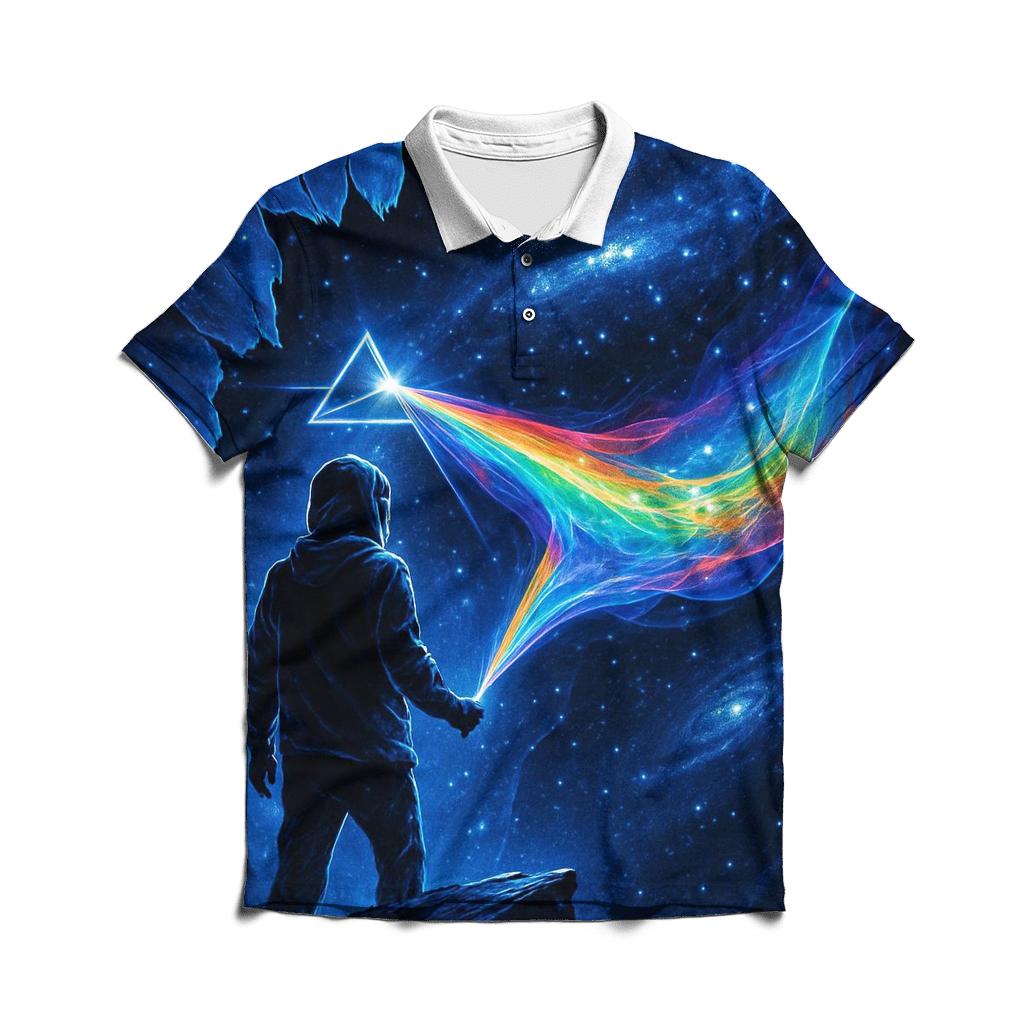Prism Rift Stargazer branded logo polo shirts