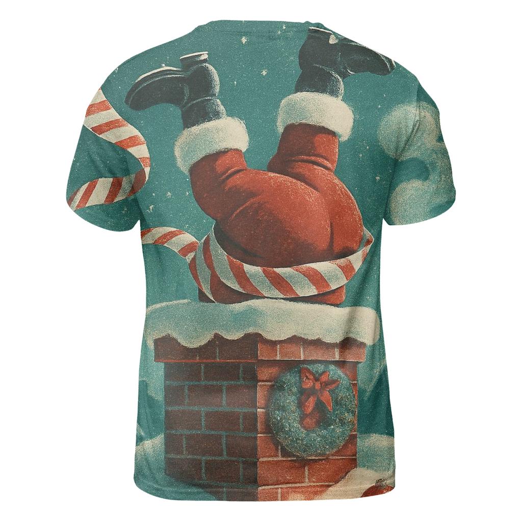 Santa Chimney Tangle Comet trendy printed shirt styles