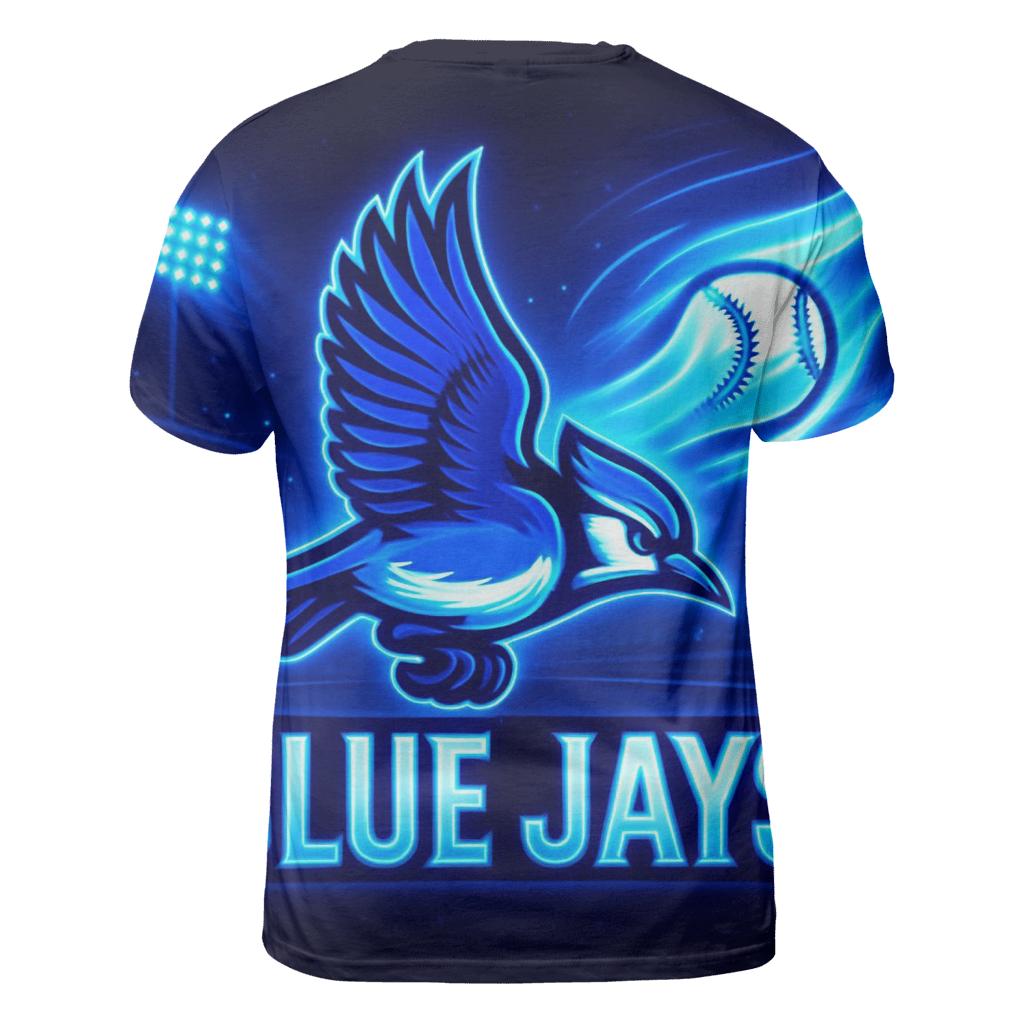Blue Jays Aurora Fastball statement graphic shirts