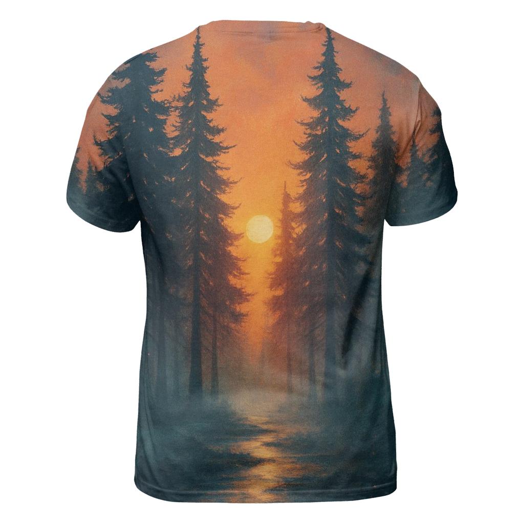 Cathedral Of Dusk Pines designer pattern shirts