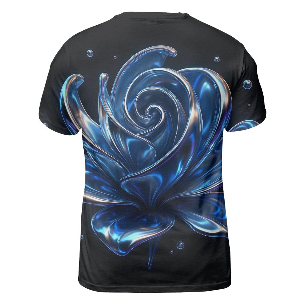 Chrome Tide Bloom creative print fashion shirts