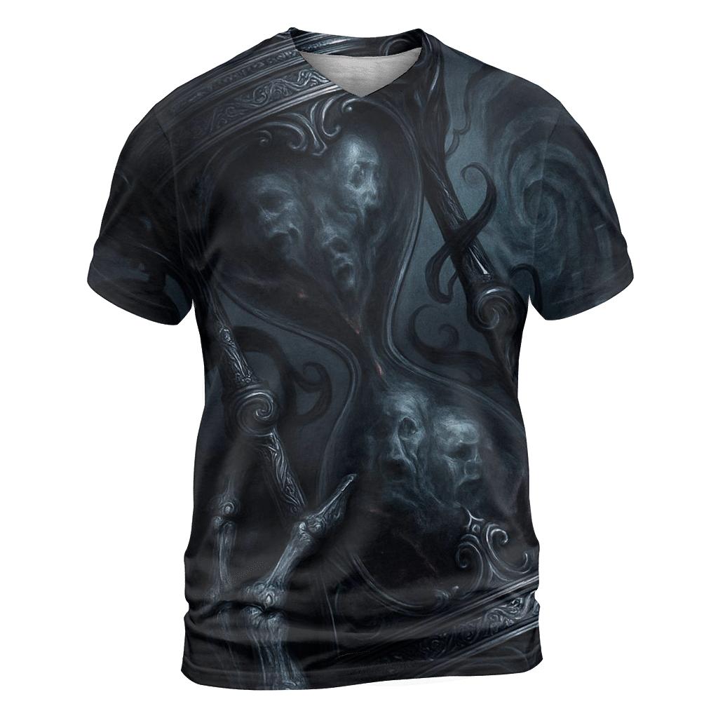 Hourglass Of The Bound Souls creative print fashion shirts
