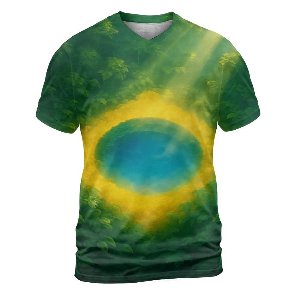 Brazil Neon Rainforest Pulse personalized full print shirts
