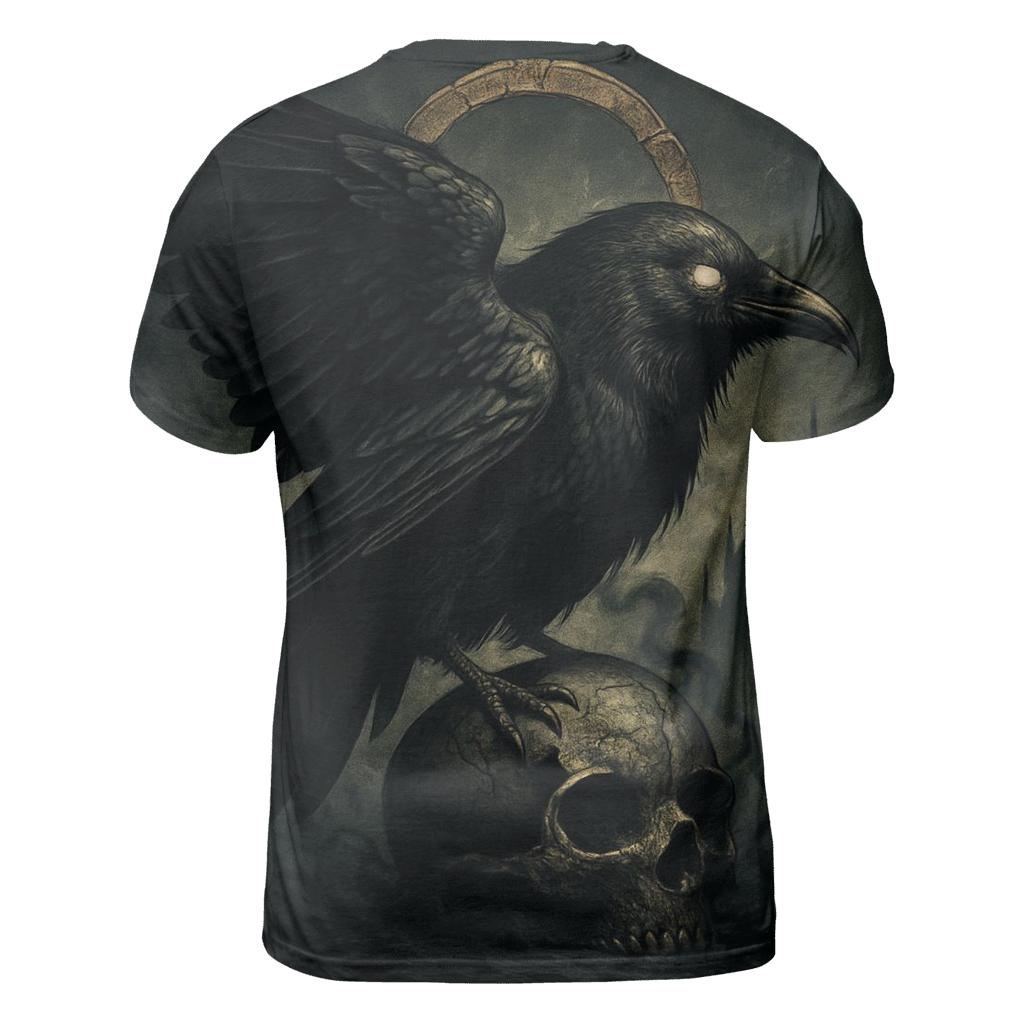 Raven Of The Severed Halo statement graphic shirts