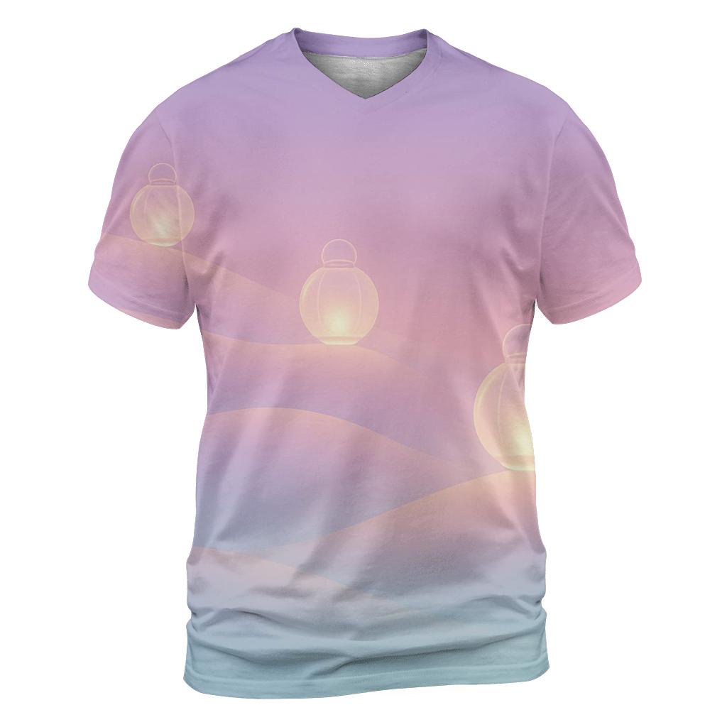 Pastel Mirage Lantern Dunes custom all-over print shirts