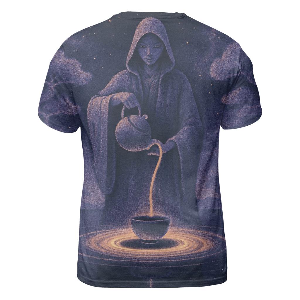 Black Hole Tea Ceremony trendy printed shirt styles