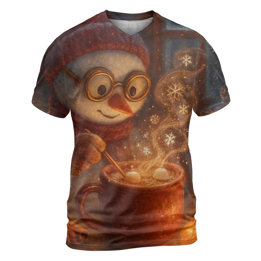 Snowman Cocoa Chemistry Lab custom all-over print shirts