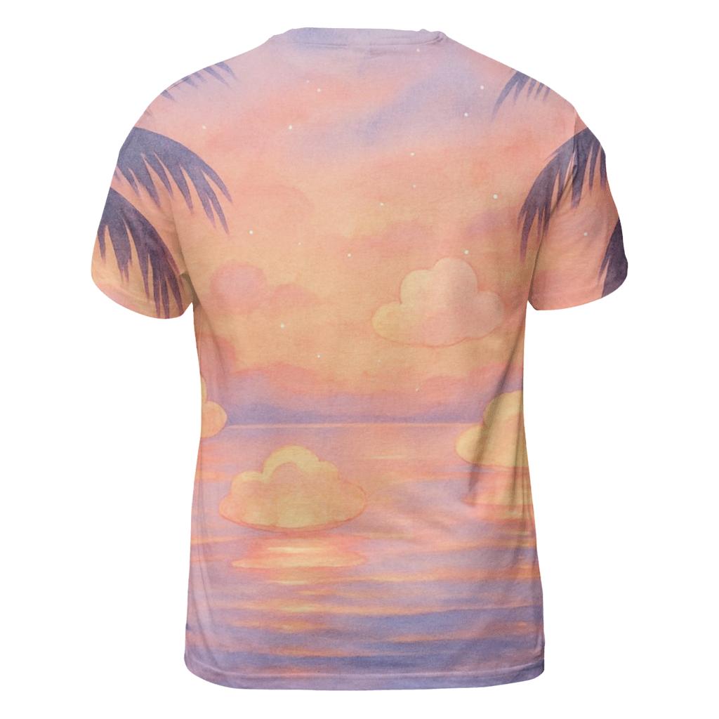 Lagoon Of Floating Lantern Clouds custom all-over print shirts