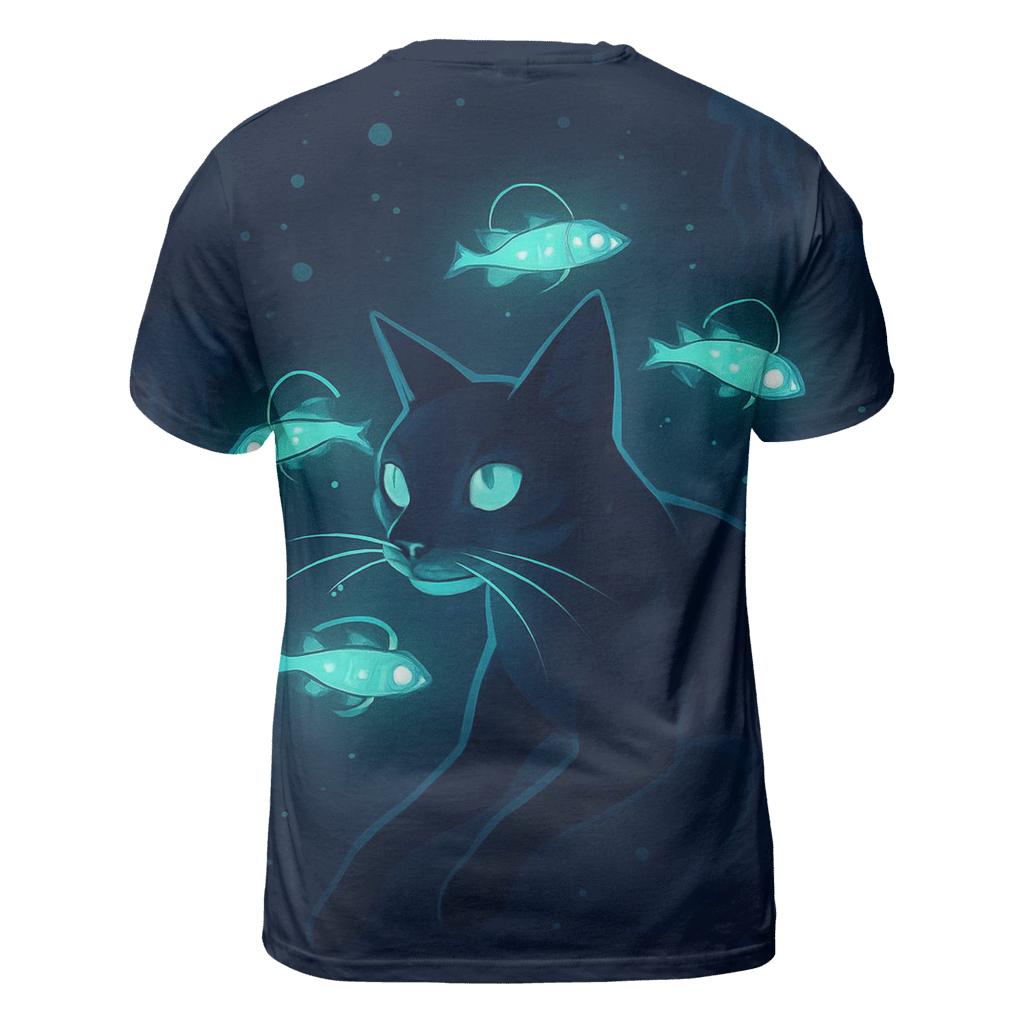 Deep Sea Lantern Cat custom all-over print shirts