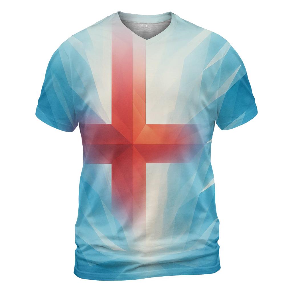 Iceland Glacier Prism Flag custom all-over print shirts
