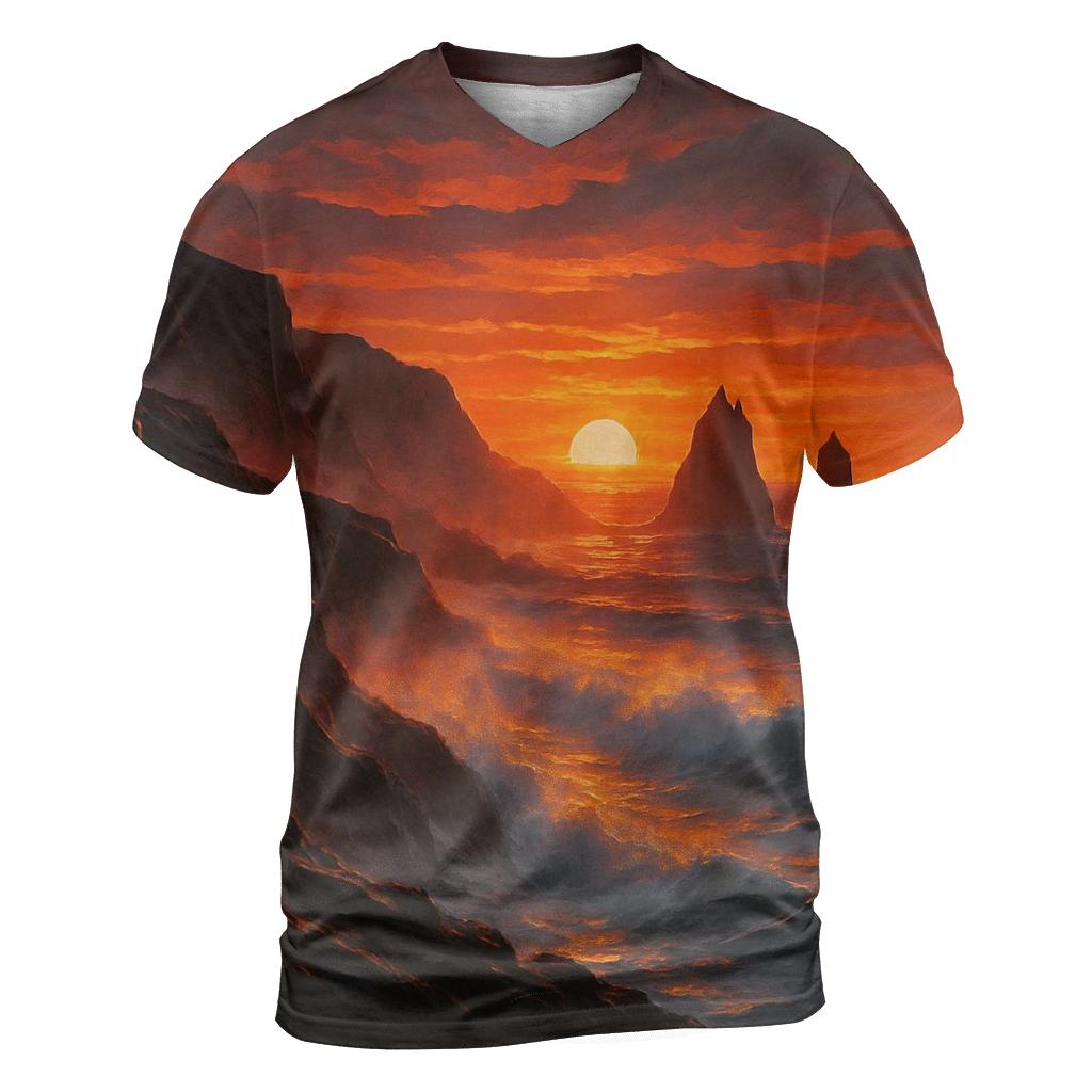 Volcanic Coast Emberfall custom all-over print shirts