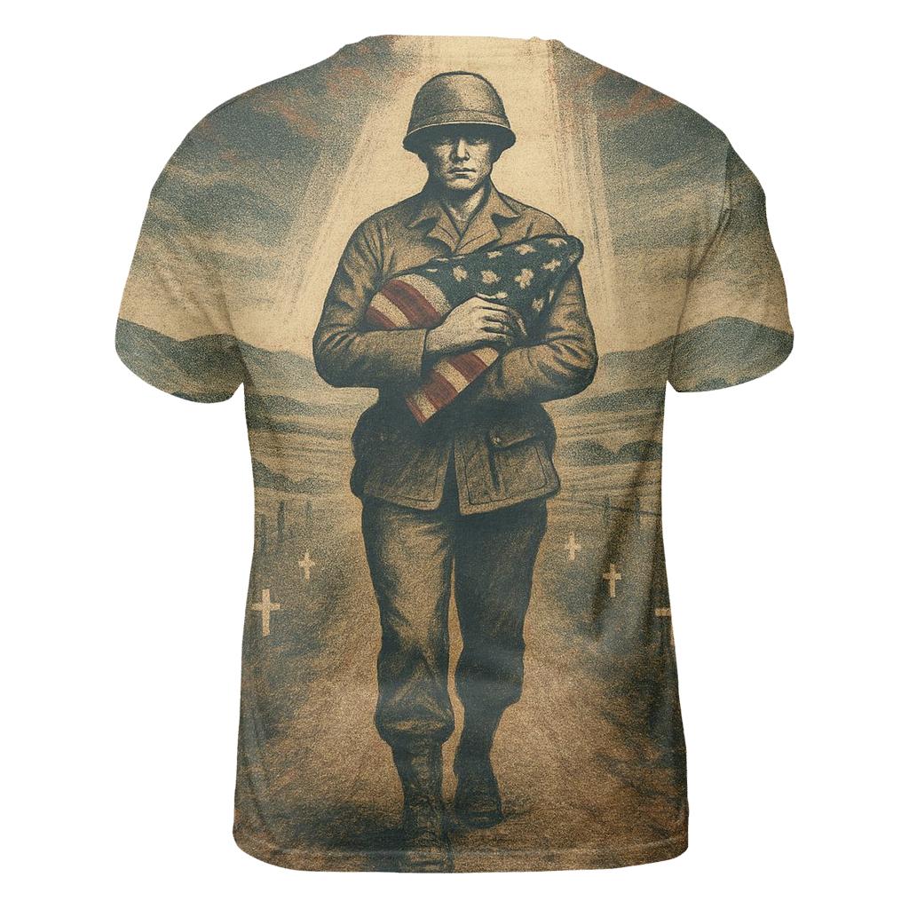 Homecoming Path Through Fields Of Honor creative print fashion shirts