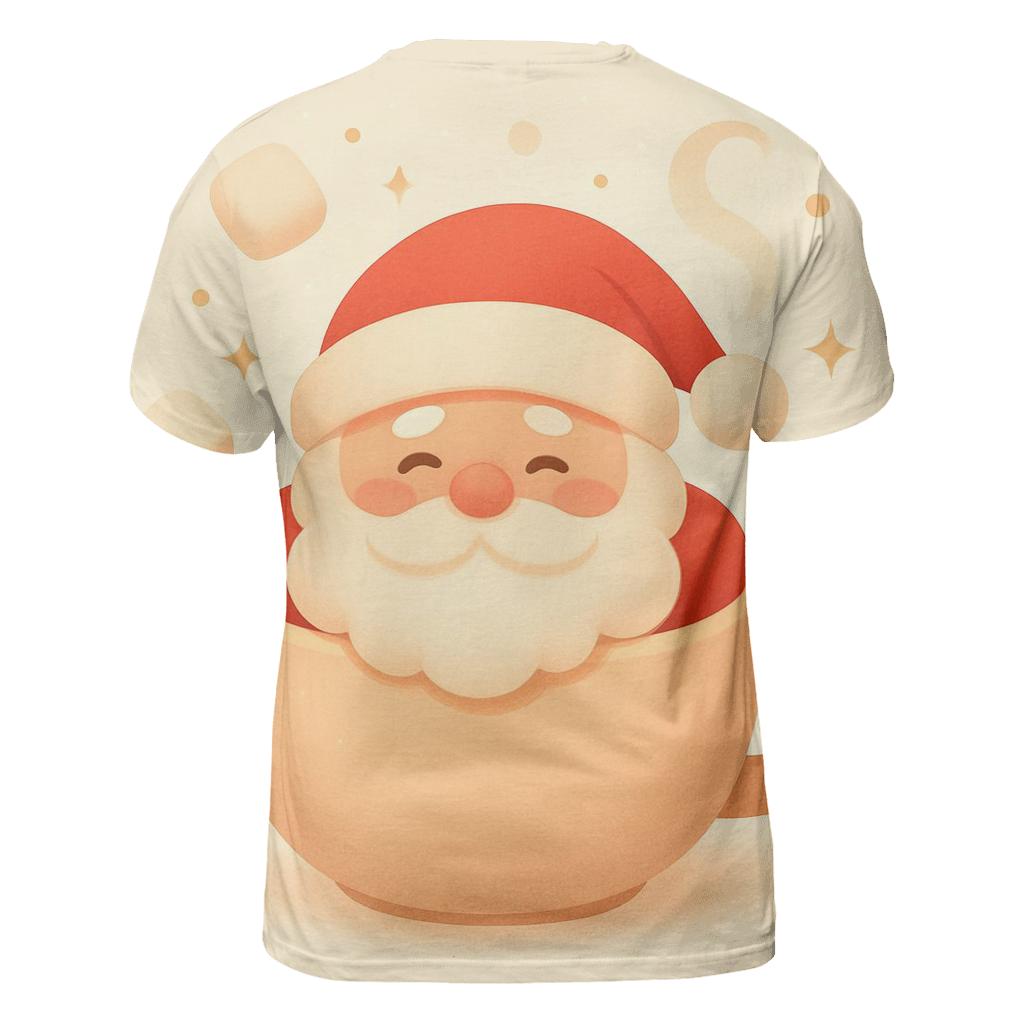 Minimal Cozy Mug Santa custom all-over print shirts