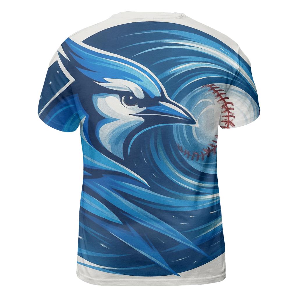 Blue Jays Wind Tunnel Fast Pitch statement graphic shirts