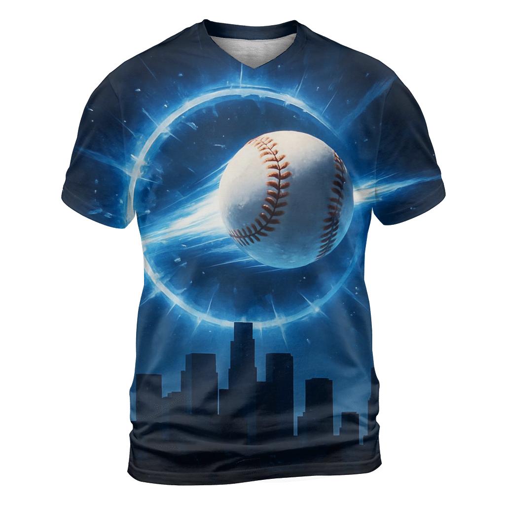 Skyline Home Run Shockwave unique graphic print tees
