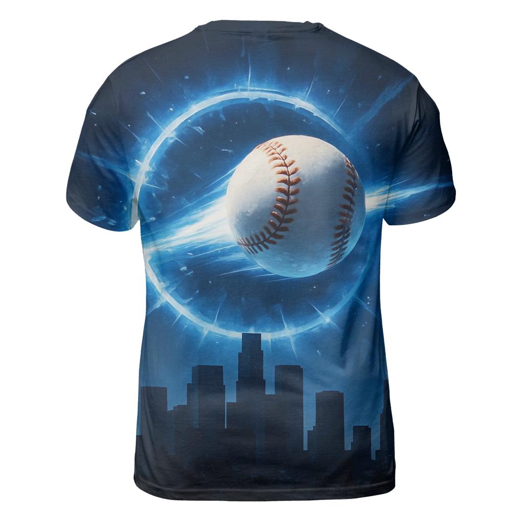 Skyline Home Run Shockwave unique graphic print tees