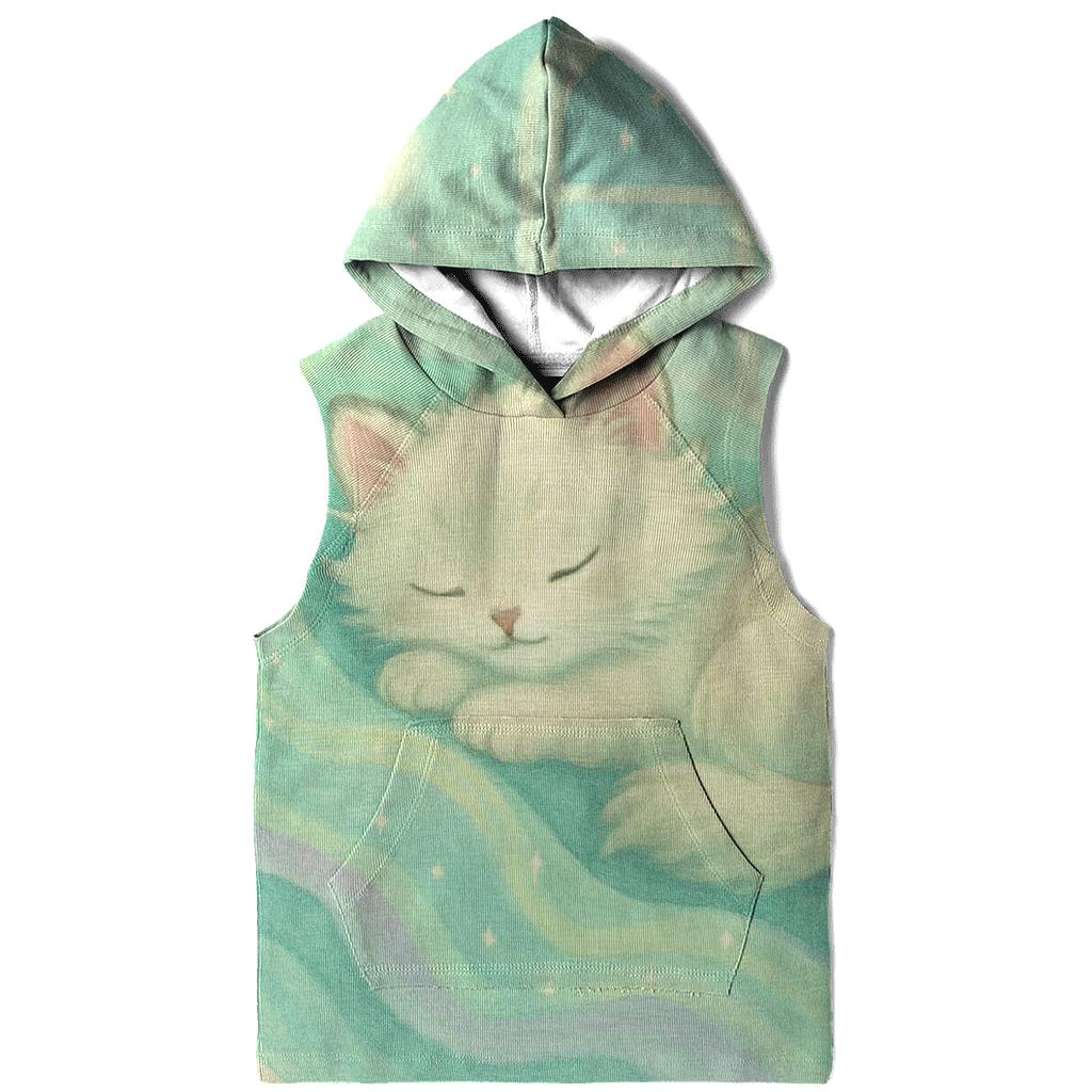 Aurora Blanket Nest Kitten printed hoodies