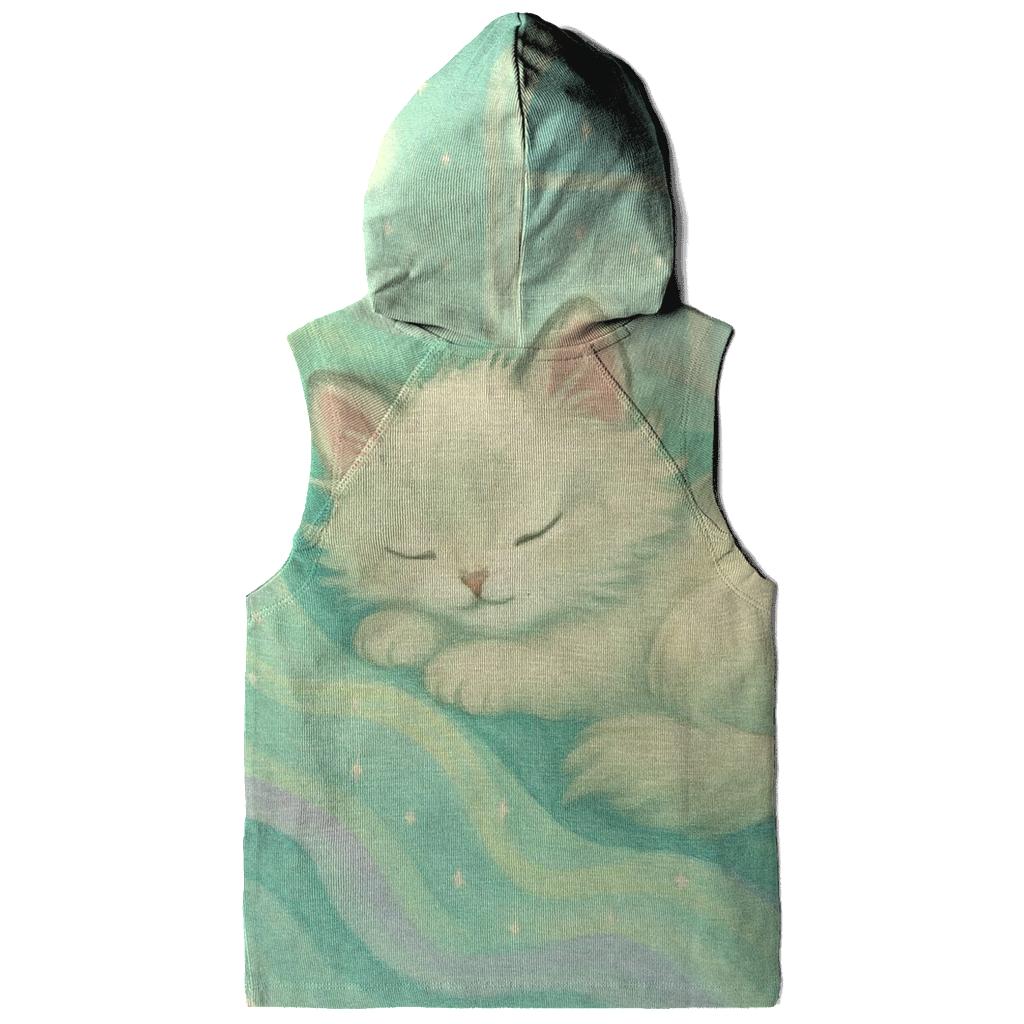 Aurora Blanket Nest Kitten printed hoodies