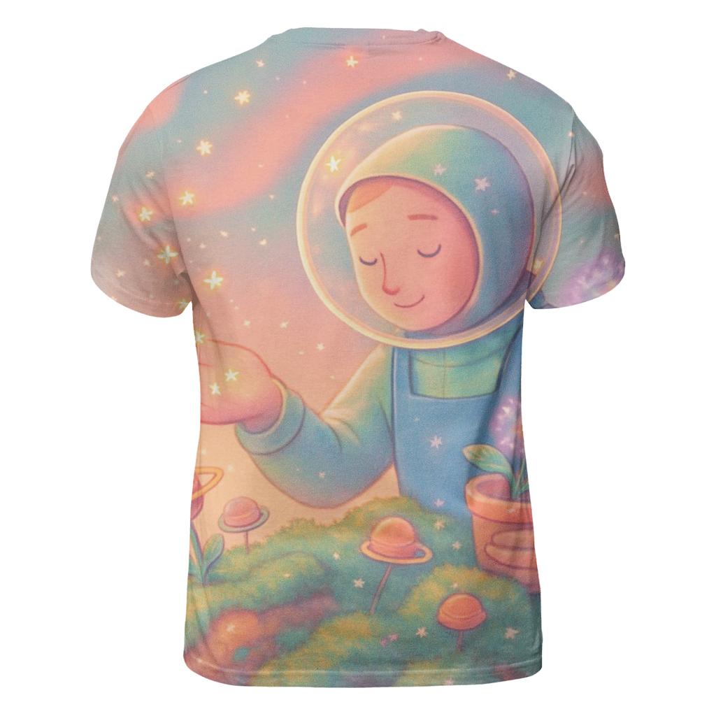 Garden Of Floating Star Seeds unique graphic print tees