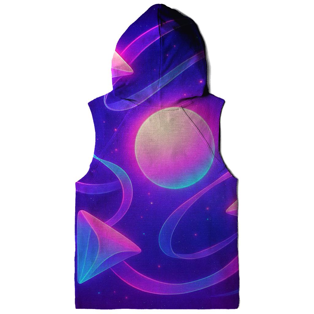 Neon Orbit Kite Garden premium hoodies