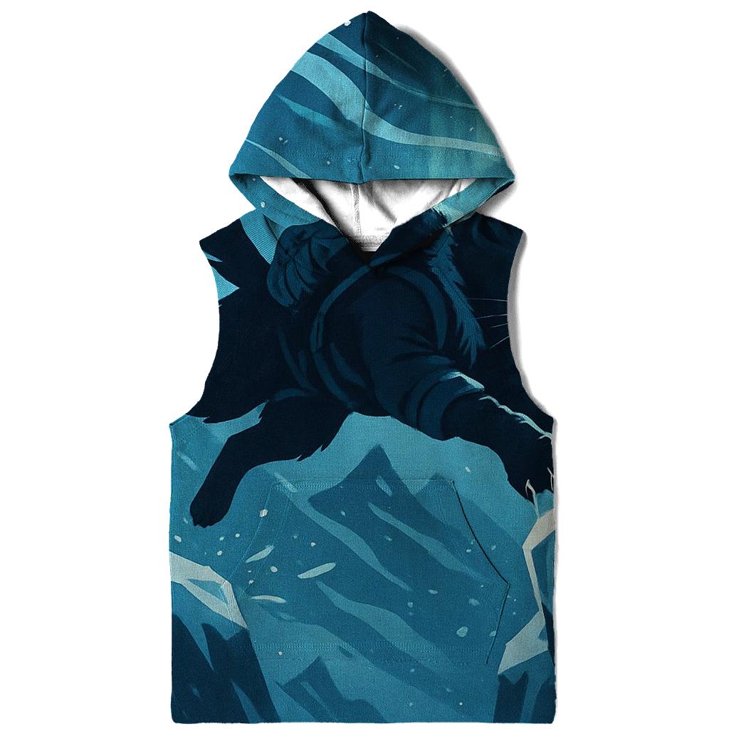 Frostbite Summit Climber Cat graphic hoodies