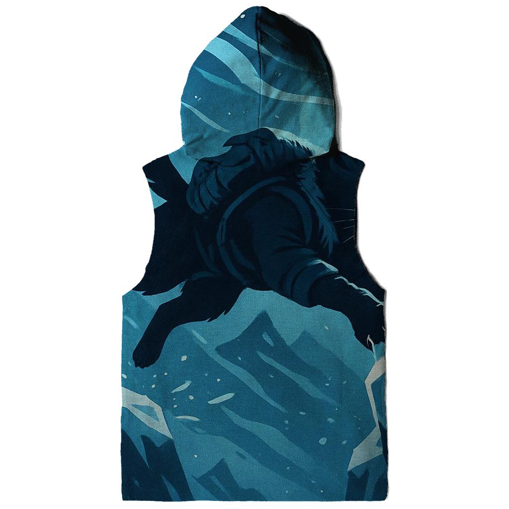 Frostbite Summit Climber Cat graphic hoodies