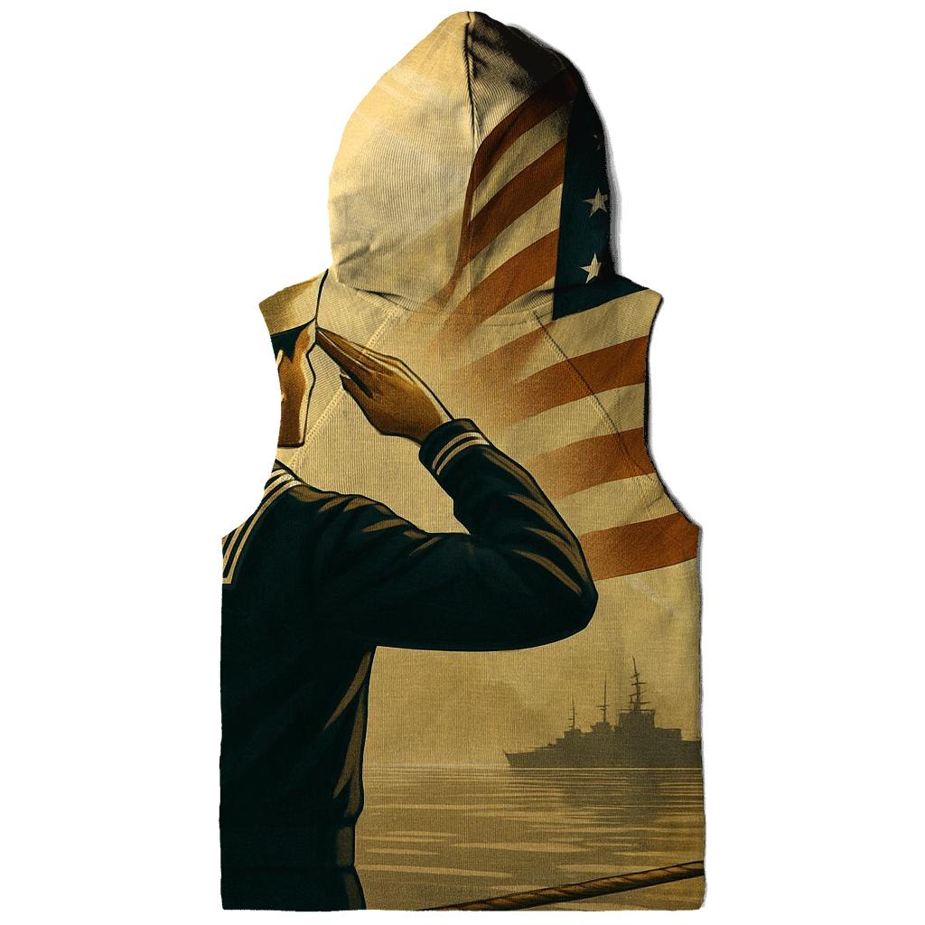 Harbor Guard At Sunrise Reflection pullover hoodies