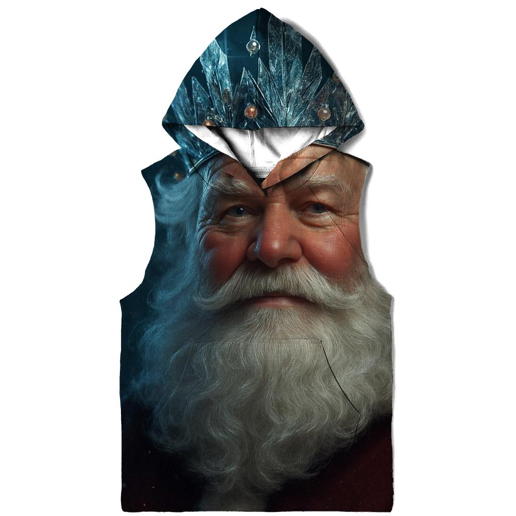 3D Hyper Real Santa Frost Crown custom hoodies