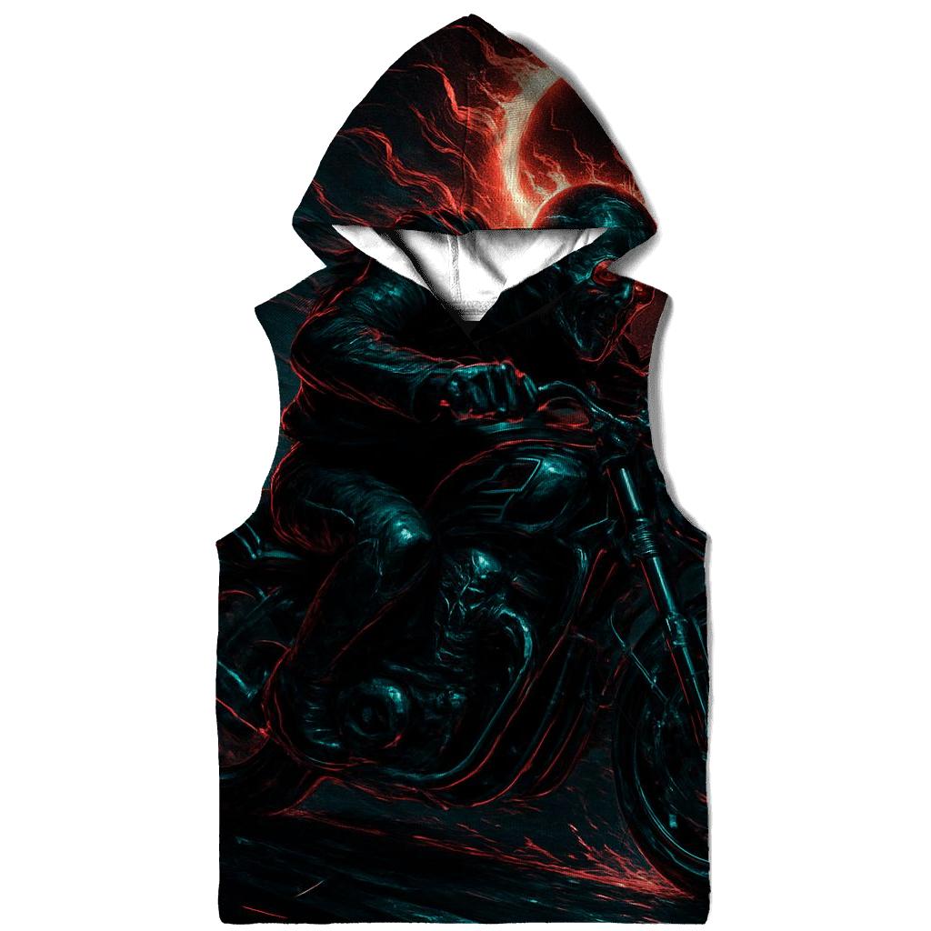 Spectral Rider Of The Iron Eclipse heavyweight hoodies