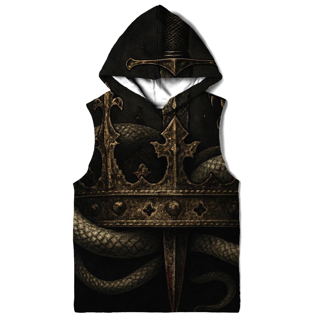 Crown Of Decay And Serpent Steel hoodie styles