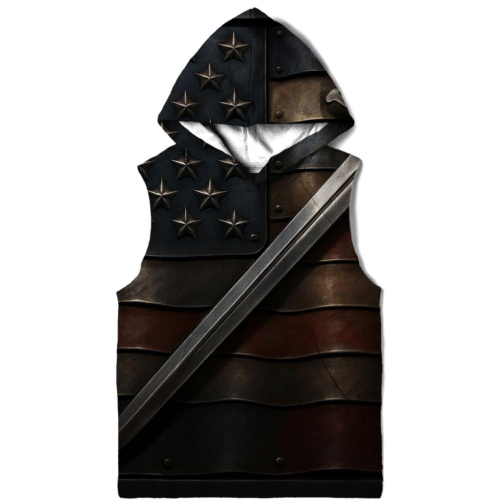 Metal Forged Flag With Service Emblems premium hoodies