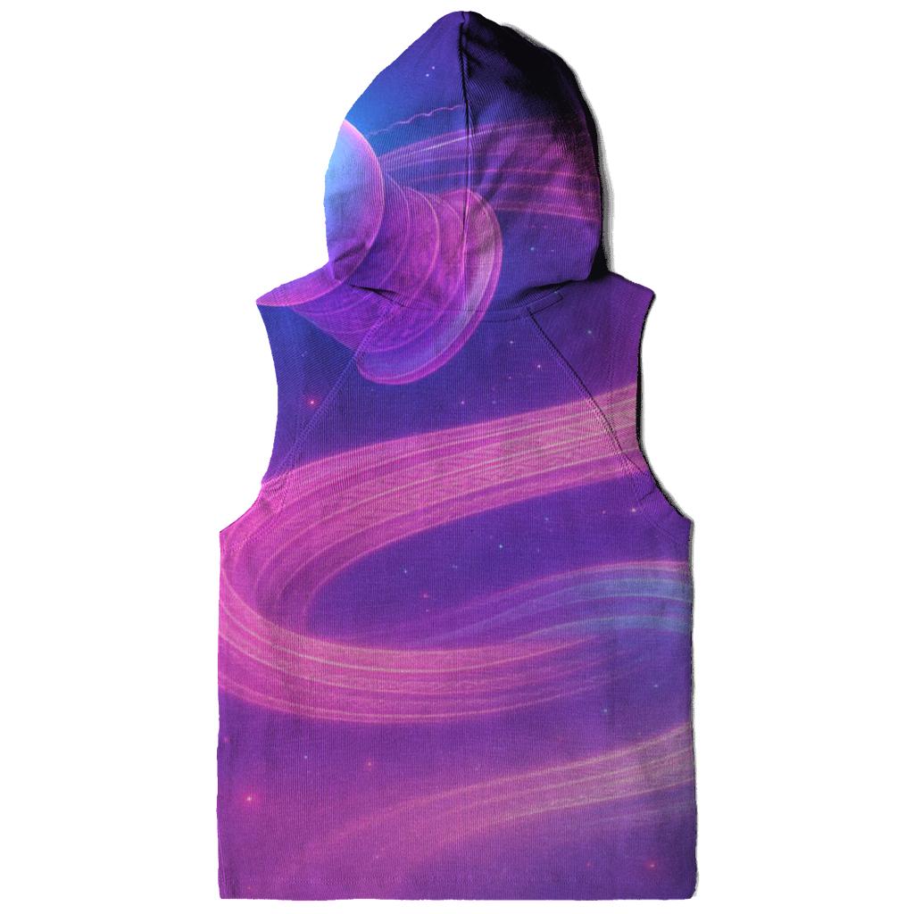Rose Quartz Comet Loom zip-up hoodies