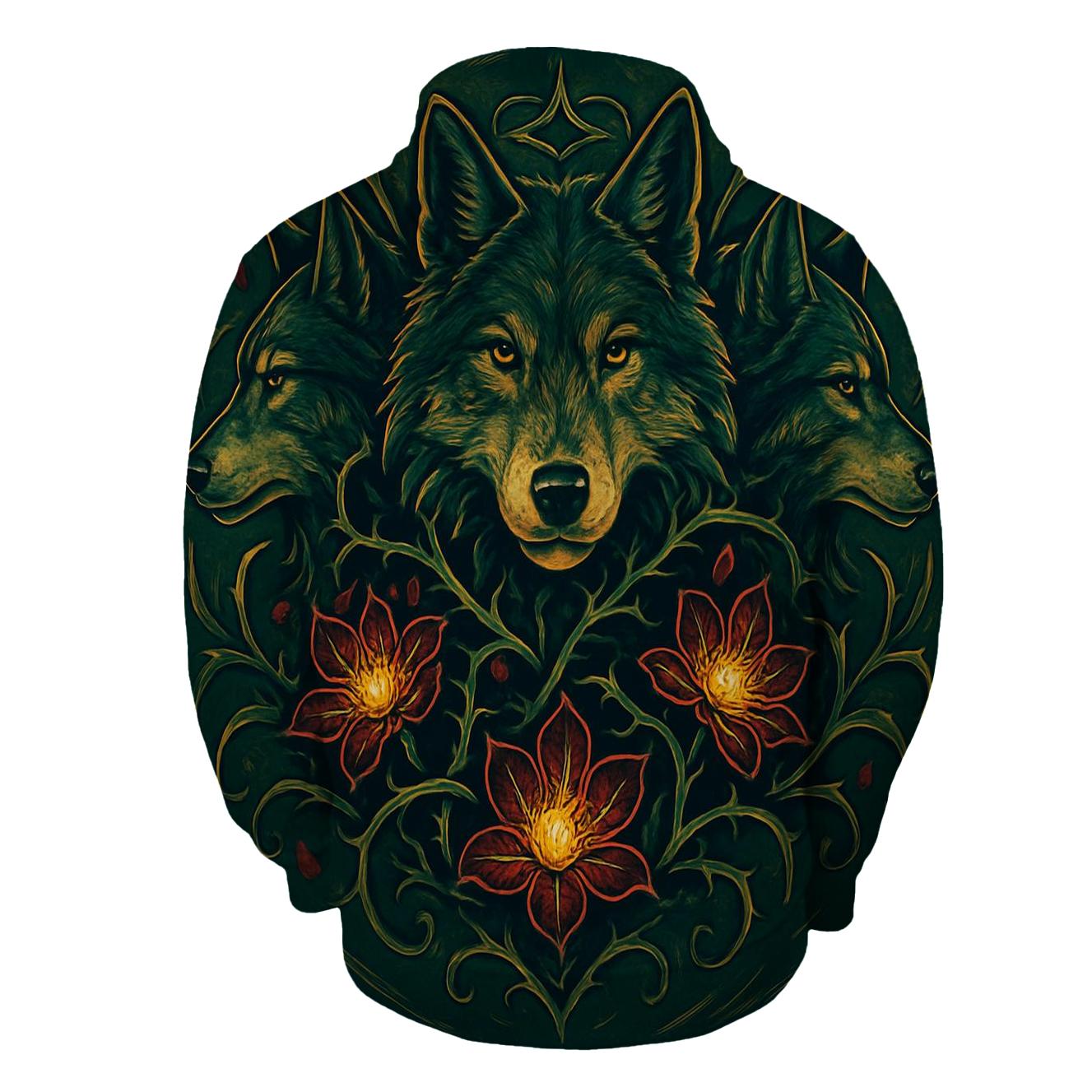 Botanical Stormpack Crest zip-up hoodies